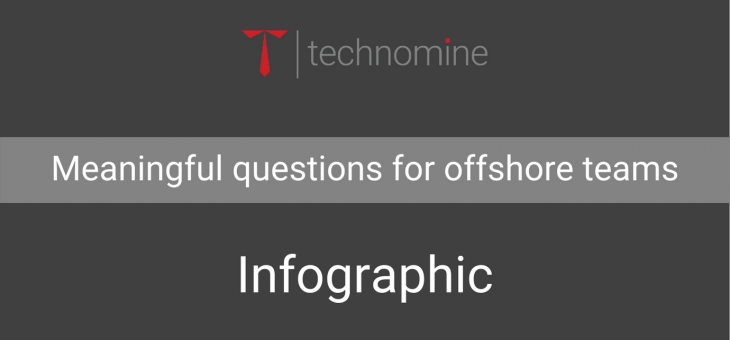 Infographic – Meaningful questions for Offshore teams