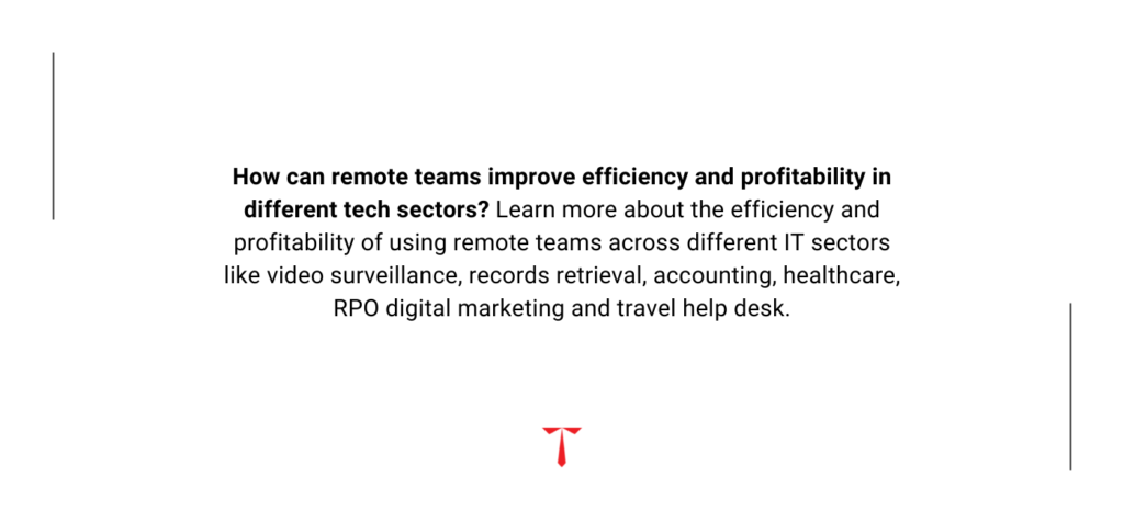 How can remote teams improve efficiency and profitability in different industrial sectors?