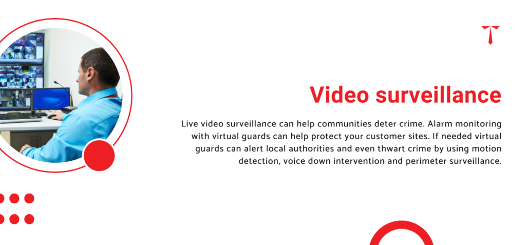 Live video surveillance can help communities deter crime