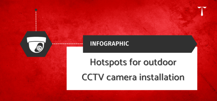 Infographic – Key hotspots for outdoor CCTV camera installation