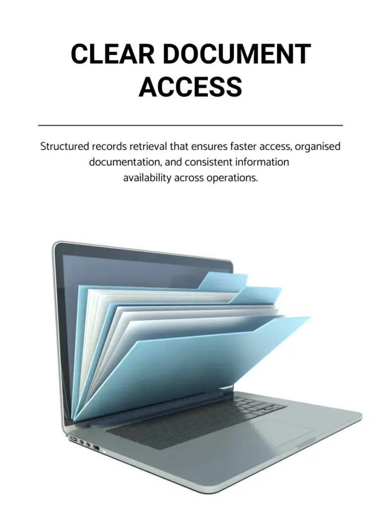 Structured records retrieval frameworks support organisations by maintaining accurate documentation access while reducing delays in information retrieval.